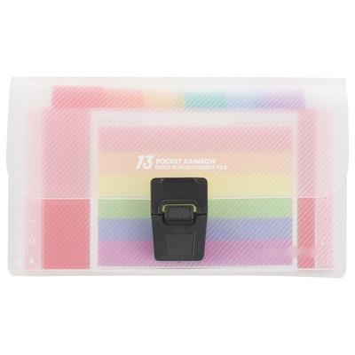 Dosar cu 13 buzunare Fișier de extindere pentru birou Document organizator colorat