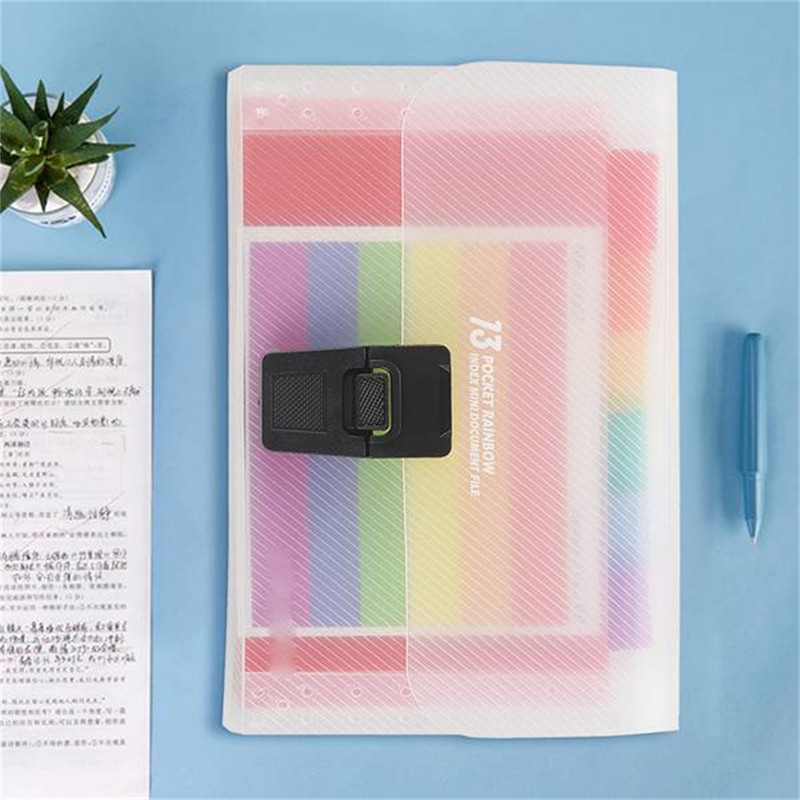 Dosar cu 13 buzunare Fișier de extindere pentru birou Document organizator colorat