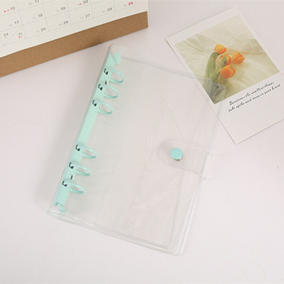 A6 розово, синьо, лилаво подвързване, корица за тетрадка и стикер за снимки, прозрачна книга за събиране, дневник, планер, хартия, училищни канцеларски материали