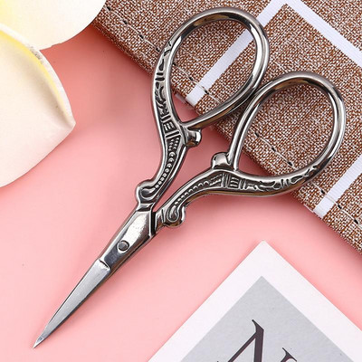 Εκτύπωση Flower Scissors Durable High Steel Vintage Tailor Scissors Craft Household For Fabric Scisso Rsembroidery Ψαλίδι ραπτικής
