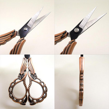Винтидж европейски стил ножици от неръждаема стомана за кръстат бод рязане бродерия шиене ръчно изработени занаяти направи си сам бижута инструменти
