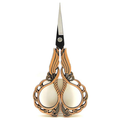 Foarfece din oțel inoxidabil în stil european vintage pentru tăiere cu punct de cruce, broderie, cusut, artizanat, artizanat, instrumente de bijuterii