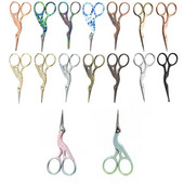 Vastupidav roostevabast terasest Retro Tailor Käärkraana kujuga õmblemine Väike tikandid Käsitöö ristpistes käärid DIY Kodutööriistad