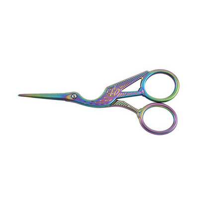 Vastupidav roostevabast terasest Retro Tailor Käärkraana kujuga õmblemine Väike tikandid Käsitöö ristpistes käärid DIY Kodutööriistad