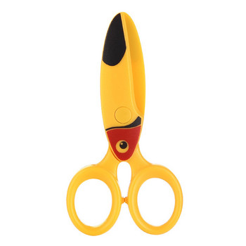 Στρογγυλή κεφαλή Χειροποίητα Diy Scissors Kindergarten Plastic Scissors Design For Kids Art Tools Manual Scissors Hand Making Tool Cute
