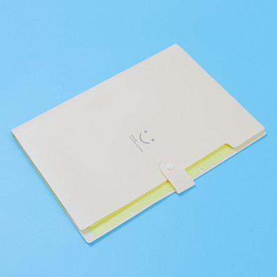 Творчески бонбонени цветни разширяващи се файлови папки 5 джоба Пластмасов контейнер A4 Размер Letter Затваряща се с щракване Папка на акордеон Хартия