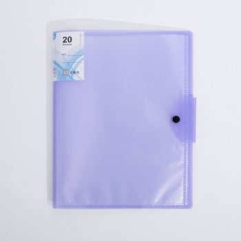 20 Σελίδες Purple Examination Paper Holders Files Organizer Εξεταστική Εξεταστική Θήκη Χαρτιού Αναφορά Binder Student