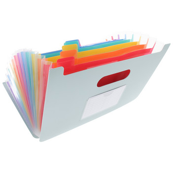 Стелаж за съхранение Органайзер за папки с файлове Домакински разписки Притежател Разгъваща се папка за чанти