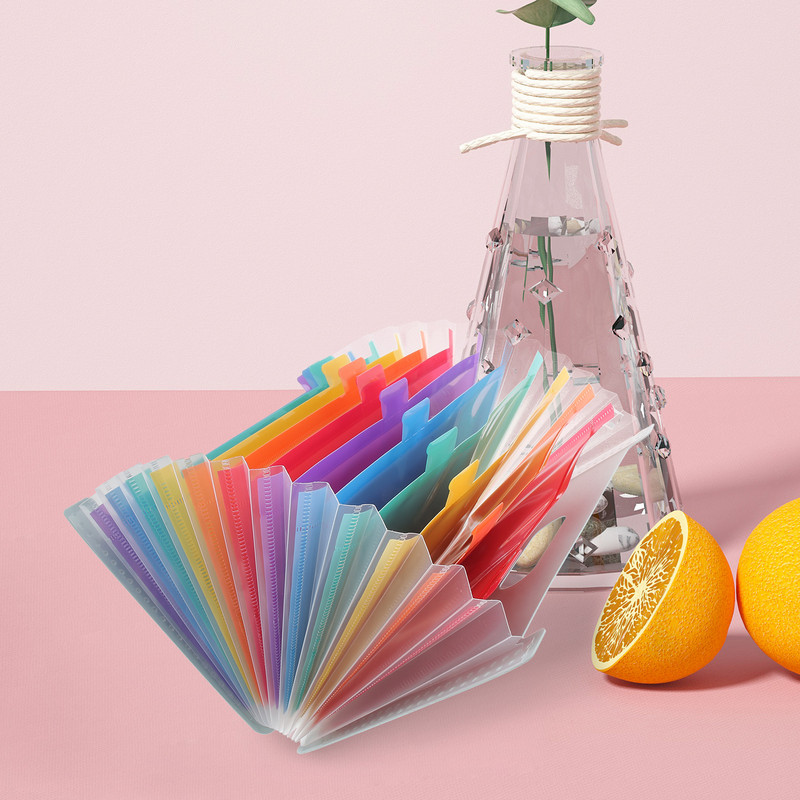 Οργάνωση φακέλου ραφιών αποθήκευσης Θήκη αποδείξεων οικιακής χρήσης Επέκταση φακέλων τσάντας