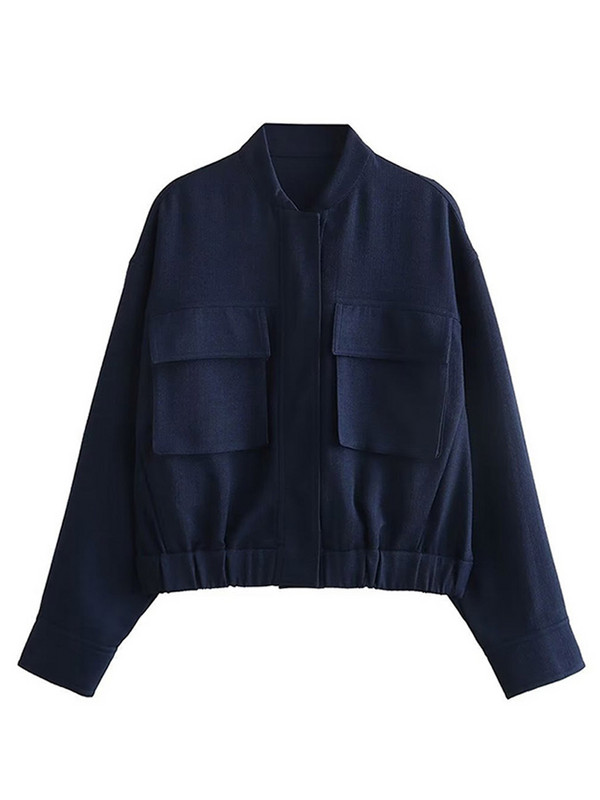 Moodsad taskud Bomber-jope Naiste vaba vabaaja tõmblukuga gooti võidusõidujope Naistele püstikrae vabaaja pesapallimantel Tänavarõivad