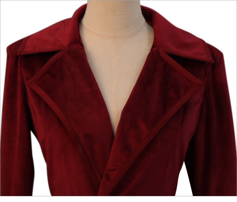 Дамски средновековни готически стиймпънк дълги тренчкоти Костюми за Хелоуин Реколта Викториански сюртук Униформа Косплей Смокинг якета