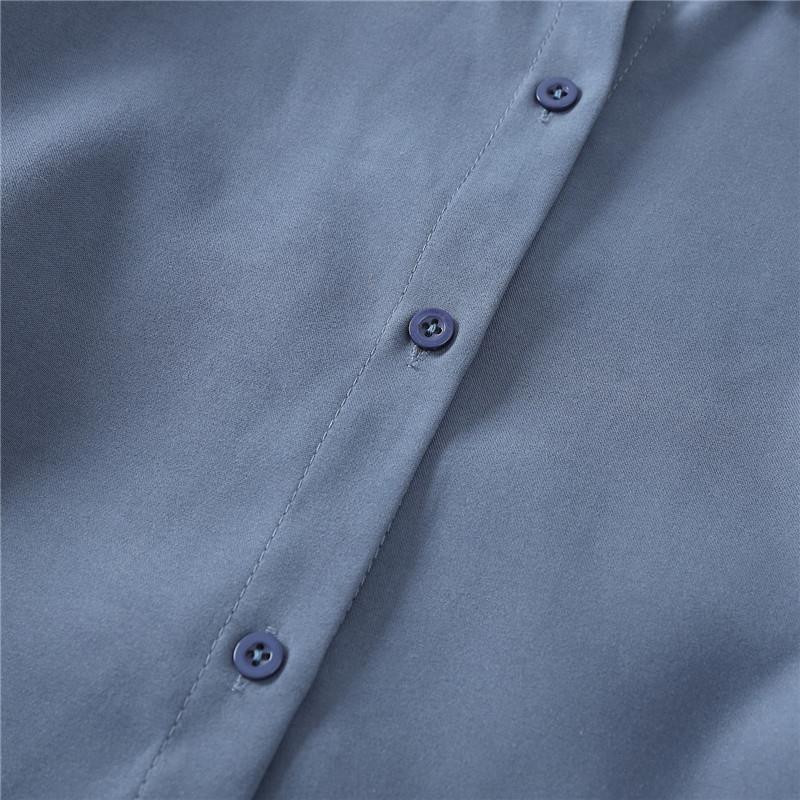 Ризи с ръкав тип фенер Дамски торбести S-3XL Естетика Preppy Pure Ins Минималистични Kpop модни облекла Реколта Camisas Нежни момичета