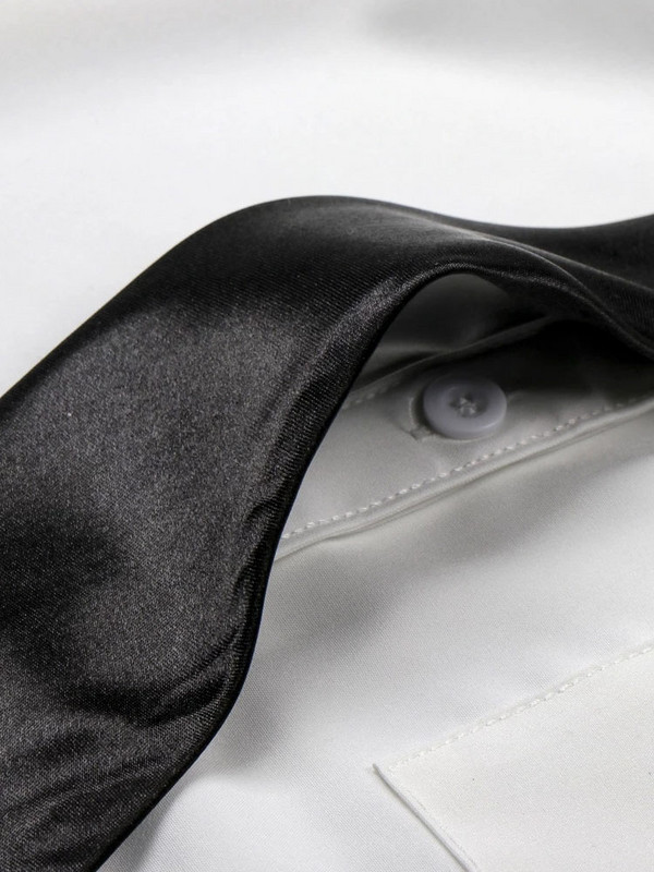 Ανοιξιάτικο πουκάμισο Γυναικείο μακρυμάνικο φαρδύ φοιτητικό πουκάμισο μπλούζα Γυναικείο λευκό μαύρο γιακά πουκάμισο πουκάμισο με μεγάλο μέγεθος Vintage τοπ