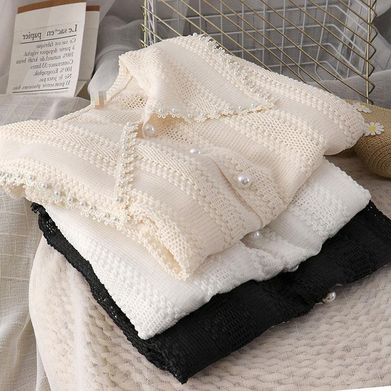 Ризи Дамски Питър Пан Яка Издълбана Мода Нежно Сладко Едноцветни Млади Френски Стил Елегантни Ins Топ Женски Ново Пристигане Шик