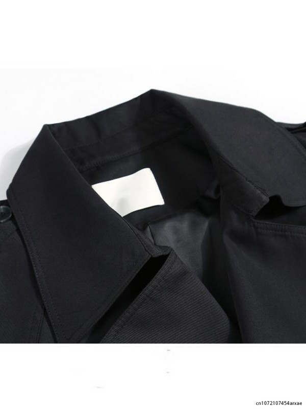 Naiste mantel 2023. aasta sügisstiilis jope, moodne korea tänavarõivas, V-kaelus, avara pikkade varrukatega, naiste ühevärviline treppmantel