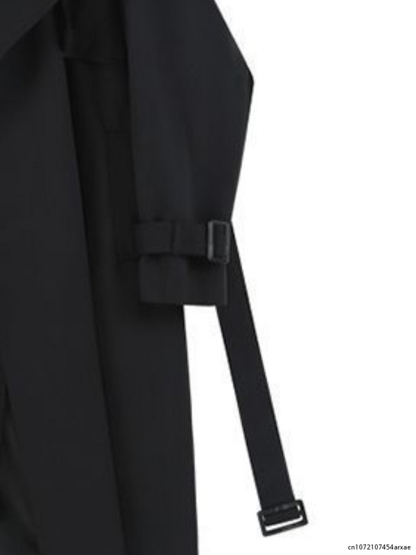 Naiste mantel 2023. aasta sügisstiilis jope, moodne korea tänavarõivas, V-kaelus, avara pikkade varrukatega, naiste ühevärviline treppmantel