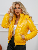 Jednobojna, elegantna jakna s kapuljačom dugih rukava, ženske parke, jesen, zima, slatka korejska vintage ležerna kratka jakna s patentnim zatvaračem 2022.