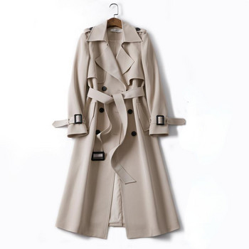 Tilorraine Hot Long Trench Coat Γυναικεία Ανοιξιάτικη και Φθινοπωρινή Μάλλινη Παλτό Αγγλίας μέχρι το γόνατο