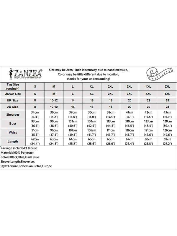 2023 ZANZEA Γυναικείο πουκάμισο με ριγέ στάμπα σε V λαιμόκοψη Νέα μόδα αμάνικη μπλούζα Bohemian Ruffles Chemise Γυναικεία casual γιορτινά μπλουζάκια