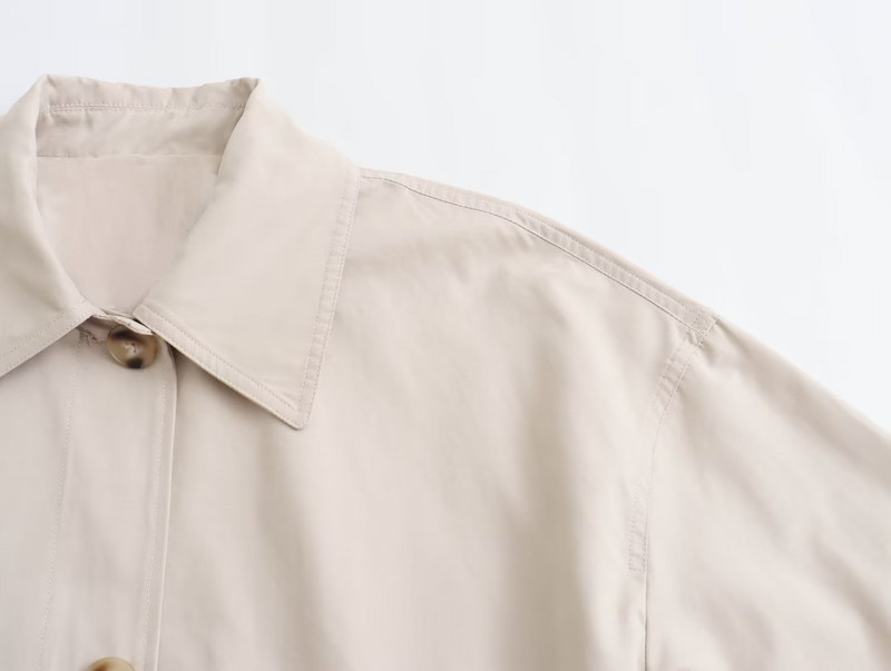 ICCLEK Traf 2023 naiste keskmise pikkusega ülisuur mantel Naiste tuulejope ja tuulejope naiste pakkumine