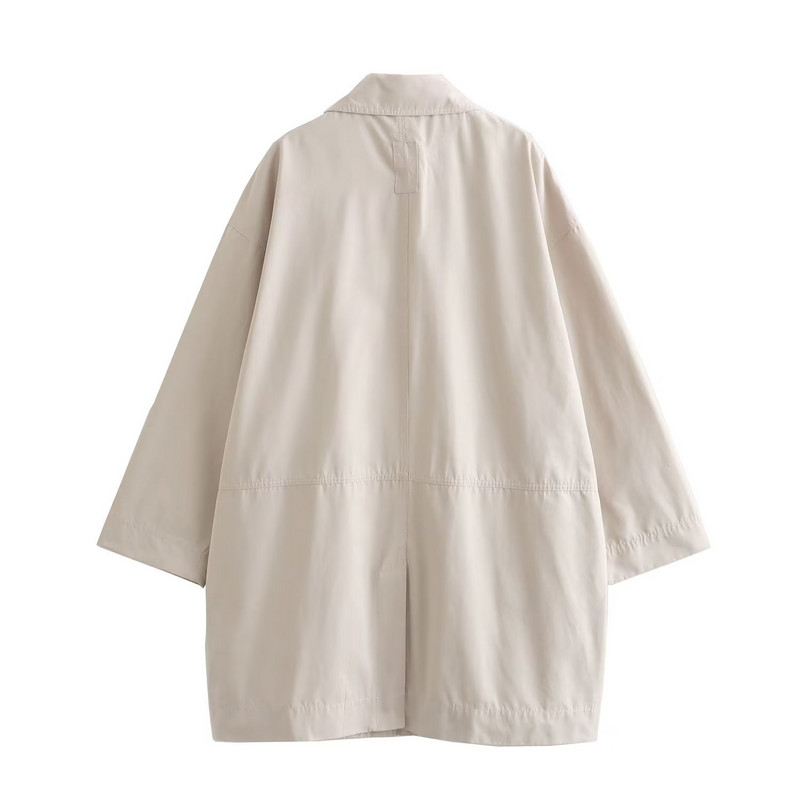 ICCLEK Traf 2023 naiste keskmise pikkusega ülisuur mantel Naiste tuulejope ja tuulejope naiste pakkumine