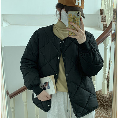 2023 Есен Зима Парки Дамско яке с памучна подплата Големи връхни дрехи с дълъг ръкав Корейски модни дрехи Ежедневно яке с пух