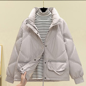 Γυναικείο κολάρο για γυναικείο πάρκα 2023 Γυναικείο μπουφάν κοντό πανωφόρι Γυναικεία ρούχα Φαρδιά βαμβακερά βαμβακερά ρούχα για παρκά