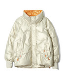 2023 Гланцова парка Свободно палто Дамско модно удебелено зимно свободно дълго яке с качулка Дамско ветроустойчиво, дъждоустойчиво топло връхно облекло