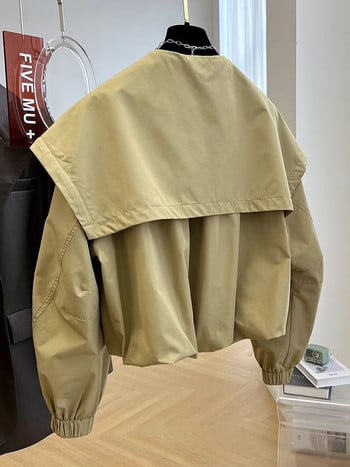 2023 Νέο Y2K Vintage Windbreaker Jacket Φθινοπωρινό Γυναικείο Streetwear Bomber Jacket Γυναικεία πανωφόρια Υπερμεγέθη αθλητικά ρούχα