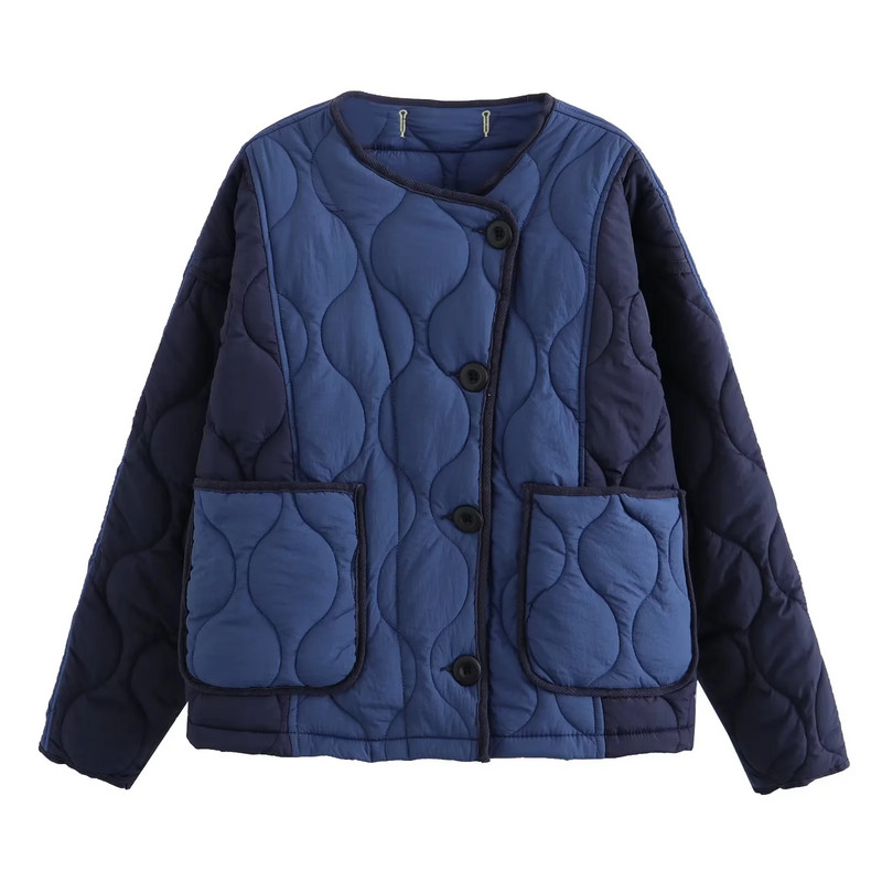 Ženske bomber jakne Parke Kaput Vintage Patchwork Outwear Majice dugih rukava Ležerni široki topli kaput Zimske ženske traf jakne