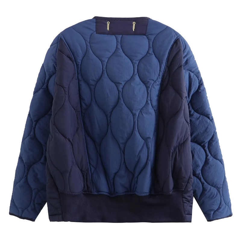 Ženske bomber jakne Parke Kaput Vintage Patchwork Outwear Majice dugih rukava Ležerni široki topli kaput Zimske ženske traf jakne