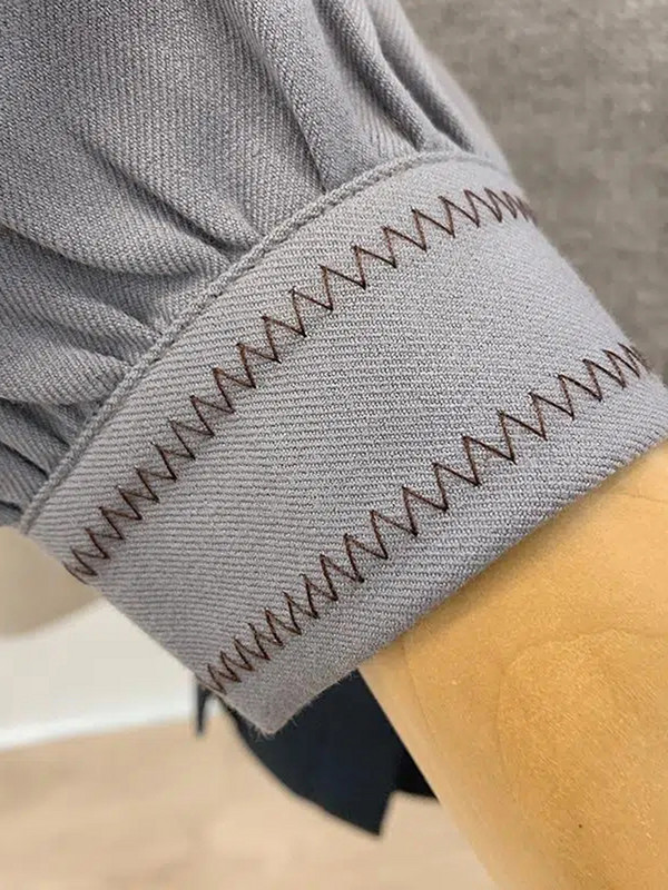 Vintage preppy stil Ženske košulje s jednorednim kopčanjem od samta