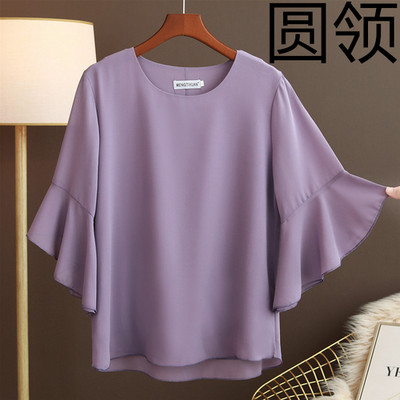 New Arrival Fashion Brand 2023 Καλοκαίρι Νέο γυναικείο πουκάμισο σιφόν Κορυφαίο μεγάλο μέγεθος Φαρδύ λεπτό γυναικείο πουκάμισο