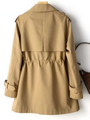 Windbreaker Γυναικείο μεσαίου μήκους ευέλικτο άνοιξη και φθινόπωρο 2023 Νέα κορεατική καμπαρντίνα μέσης γυναικεία γυναικεία παλτό