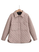 Γυναικείο χειμερινό παλτό high-end ρετρό ευέλικτο, ζεστό και φαρδύ βαμβακερό μπουφάν με διπλή τσέπη με μακριά μανίκια