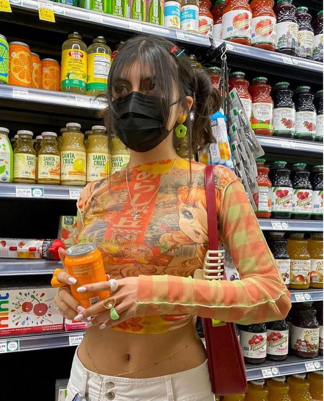 Y2K Ljetna ulična odjeća Ležerne vintage majice Ženske uske kratke majice Majice kratkih rukava 90-ih Djevojke Prozirne mrežaste majice dugih rukava