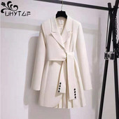 UHYTGF kevadsügise bleiserid, naiste jakk, 2023, moodne revöörihmaga tuulepluus, naiste temperament, naiste suur mantel 2073