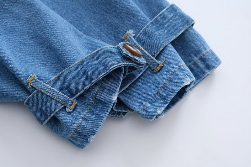 Ženska nova moda 2023. s remenom, traper trenč kaput s dvostrukim kopčanjem, vintage ženska gornja odjeća s dugim rukavima, šik kaput