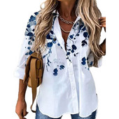 Mood pikkade varrukatega naise särk Vabaaja särk Naine Elegantne pluus naine Naiste riided