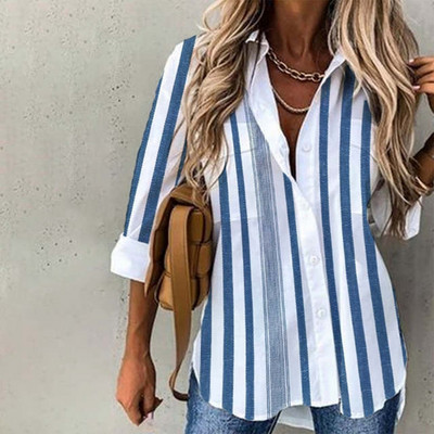 Modna ženska košulja dugih rukava Ležerna košulja Ženska elegantna ženska bluza Ženska odjeća