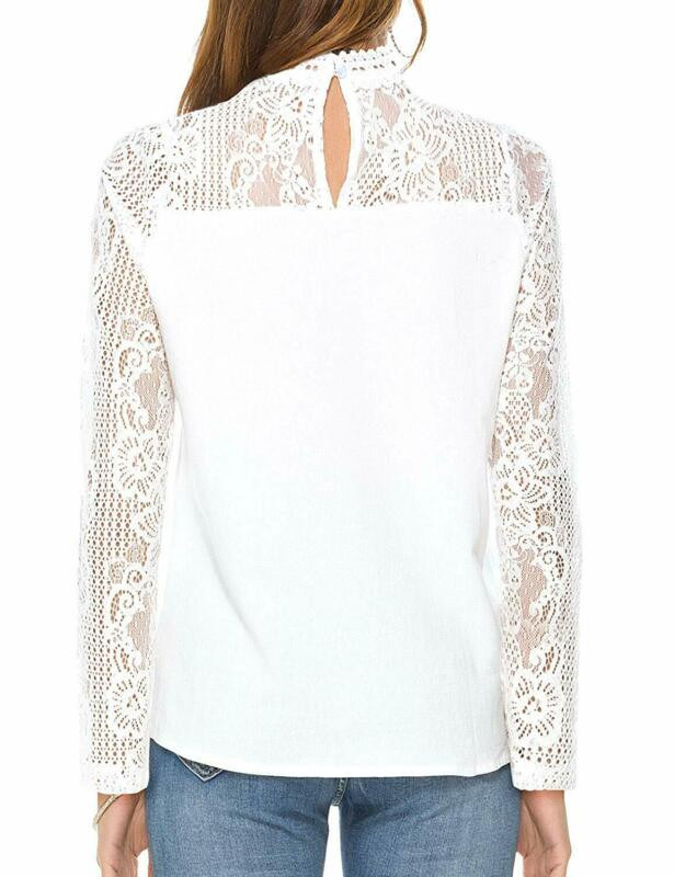 Ženska, ležerna, uska bluza s dugim rukavima, majica s kratkim rukavima, ženske čipkaste tunike, majice s kratkim rukavima, proljetna odjeća, velika veličina S-2XL