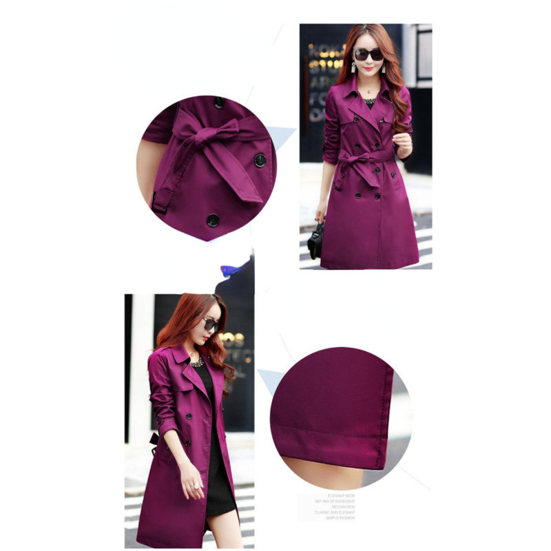 Naiste 2023. aasta kevadmantel, lahtikäiv krae, õhuke, kaherealine naiste mantel, sügisene korea vaba aja taskud