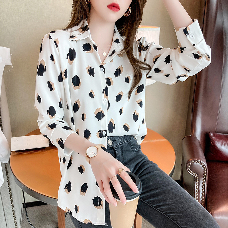 Ženska retro šifonska košulja dugih rukava, odjeća za djevojčice, blagdanski stil, moda, proljeće i ljeto, novo, 2023.