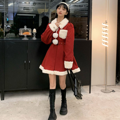 Trench Naiste tuulejope 2021 talvine BF versioon, kõrge vöökohaga paksendatud mantel Mantel Harajuku Kawaii Preppy lahtised riided trendikas