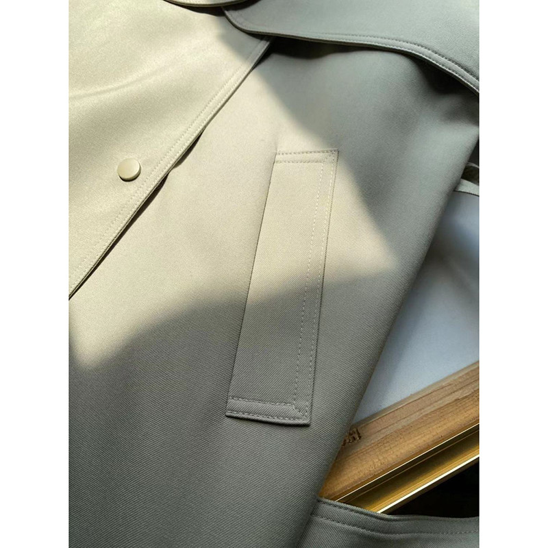 Mantel, vabaaja mantel, naiste mantel 2023. aasta kevadsügis, uus korea avara vööga moodne pikkade varrukatega trentšmantel