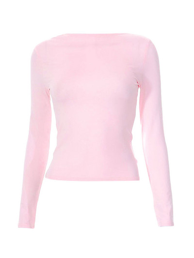 Γυναικεία μακρυμάνικα μπλουζάκια Άνοιξη Φθινόπωρο με στιβαρή λεπτή εφαρμογή πουλόβερ Μπλουζάκια Γυναικεία Basic casual μπλουζάκια Streetwear