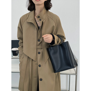 Γυναικεία καμπαρντίνα SuperAen Loose Trench Coat Γυναικεία φθινοπωρινή και χειμερινή ζώνη μόδας γραφείου Lady trench coat για γυναίκες