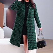 2023. aasta uus kevadine sügisene ruuduline tuulejakk, naiste välirõivaste mood, vaba pikk Korea vabaaja jope, naiste mantel 5XL