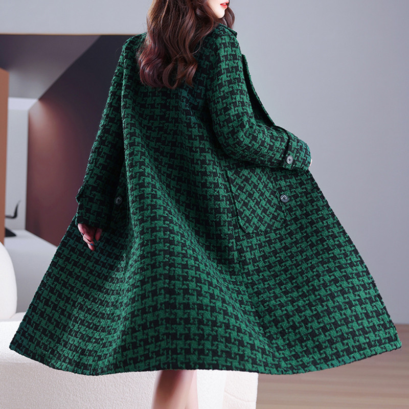 2023. aasta uus kevadine sügisene ruuduline tuulejakk, naiste välirõivaste mood, vaba pikk Korea vabaaja jope, naiste mantel 5XL