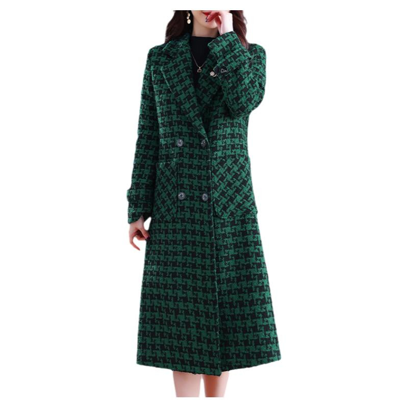 2023. aasta uus kevadine sügisene ruuduline tuulejakk, naiste välirõivaste mood, vaba pikk Korea vabaaja jope, naiste mantel 5XL